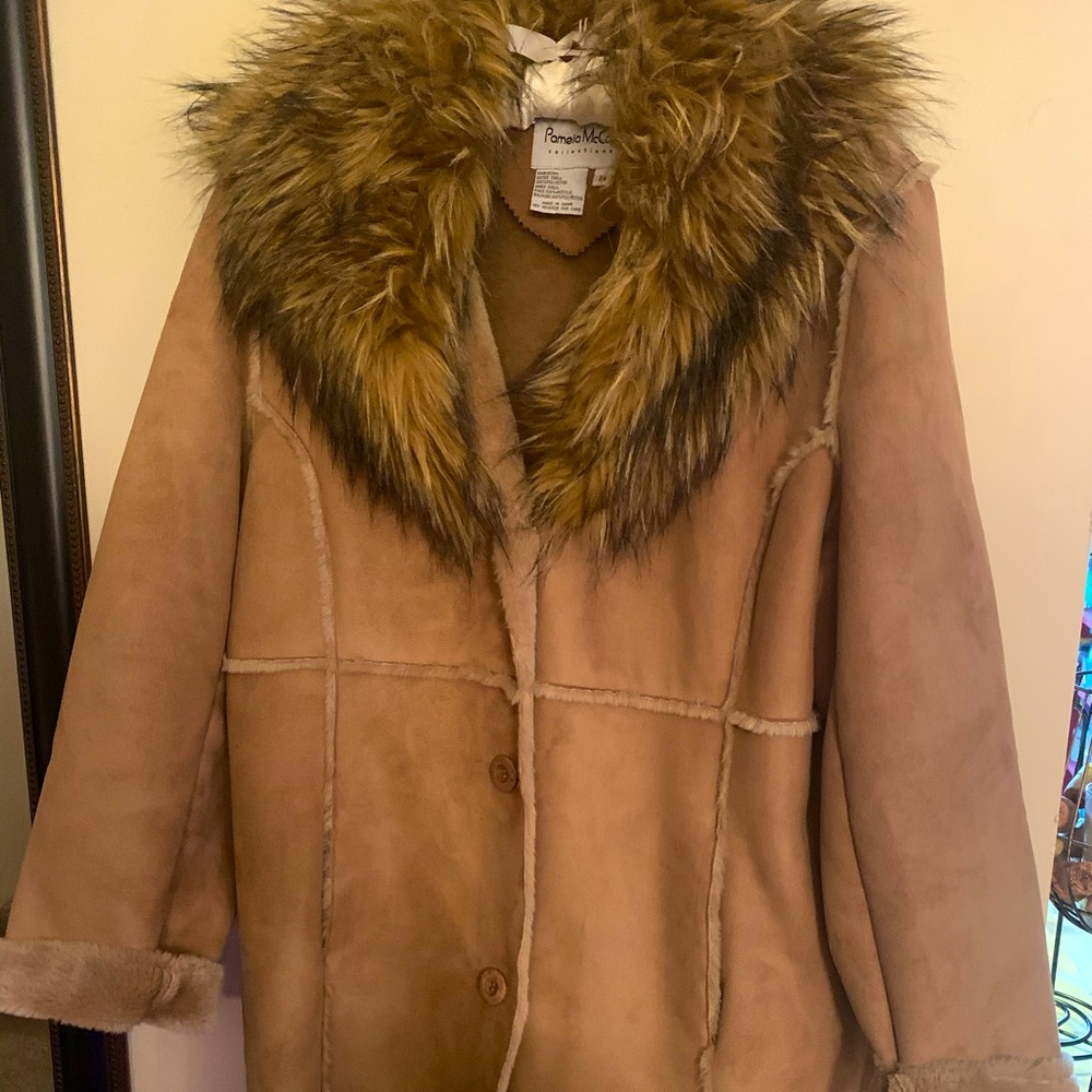 Pamela McCoy suede jacket